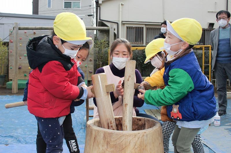 新年お餅つき大会